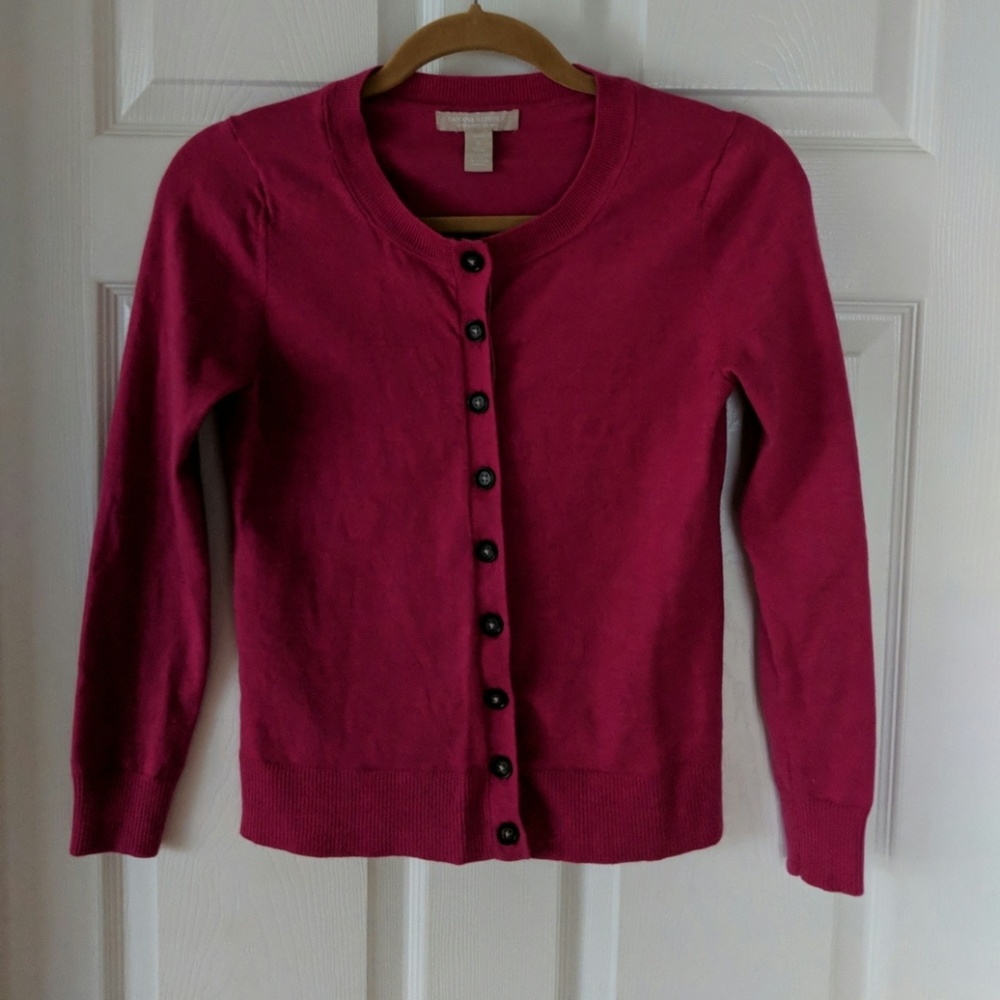 Extra fine merino sweater/cardigan
